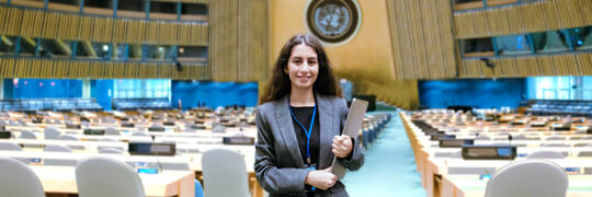 Galine Dechoian NYSIP 2019 Participant at UN