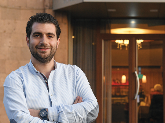 Syrian-Armenian Hagop Azelian owns two Derian restaurant locations in Yerevan.